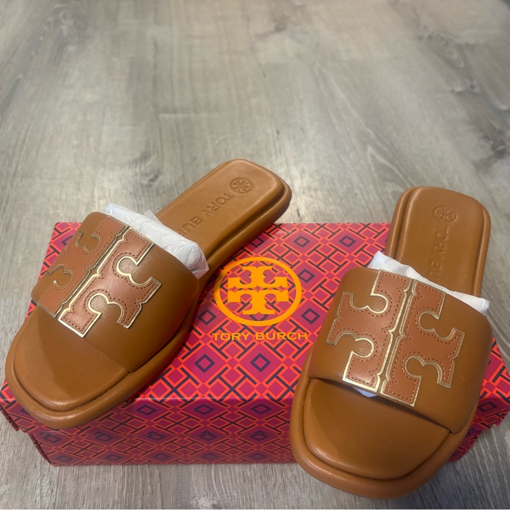 Tory Burch Double T Sport Slide